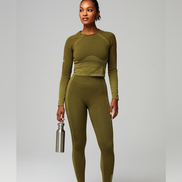 Fabletics Seamless Sport Stripe Long-Sleeve Top - Picture 2 of 6